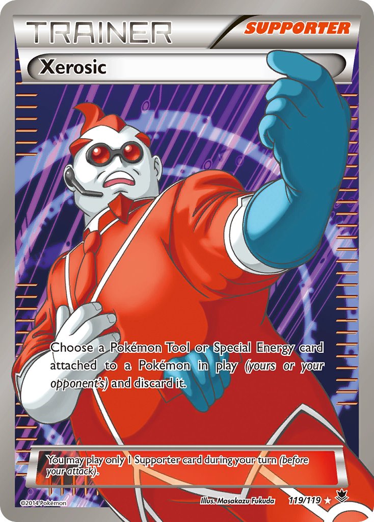 Xerosic Full Art - 119/119 - Phantom Forces - Holo - Card Cavern