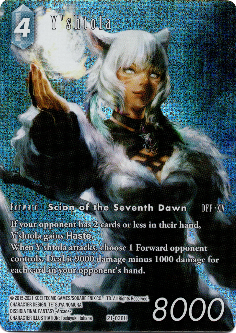 y'shtola card sleeves Y'shtola Full Art - 21-036H - Beyond Destiny