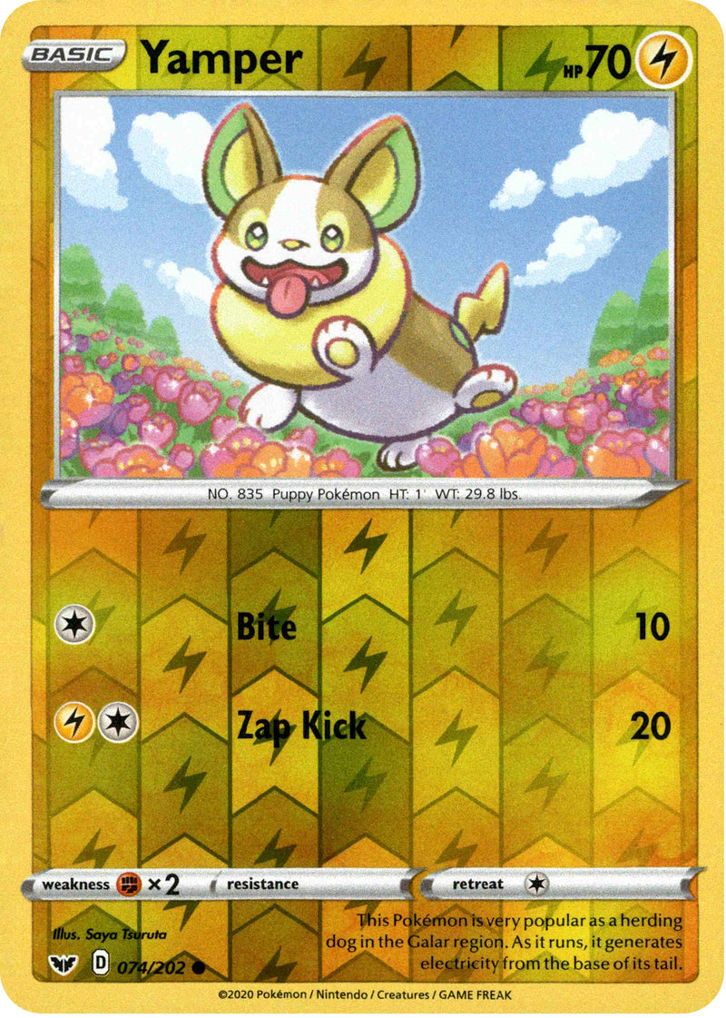 Yamper - 74/202 - Sword & Shield