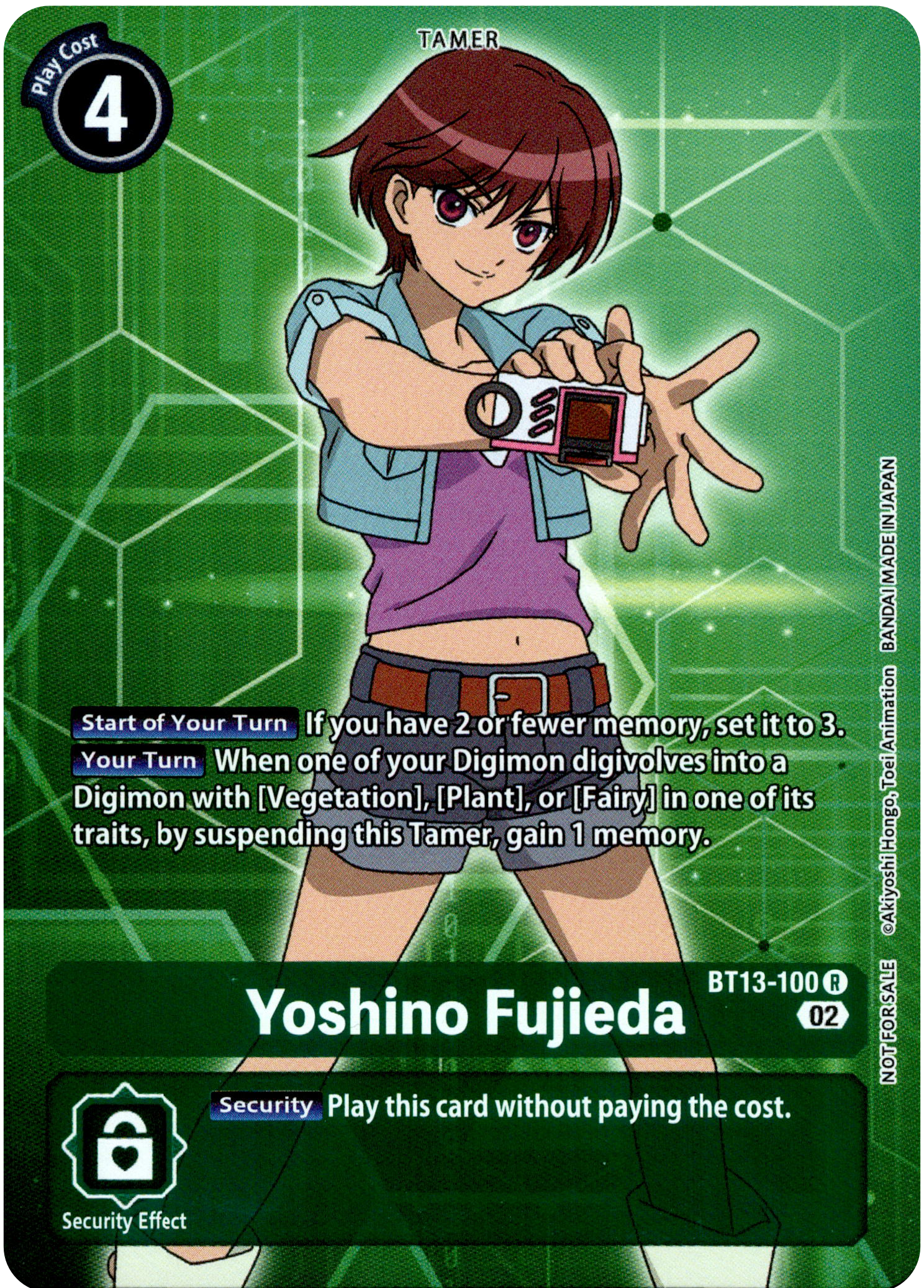 Yoshino Fujieda Box Topper - BT13-100 R - Versus Royal Knight - Foil - Card Cavern