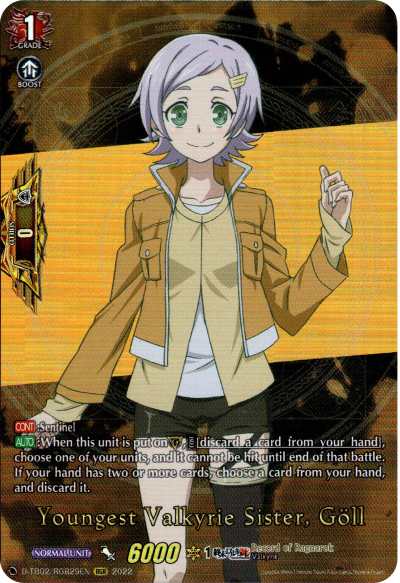 Youngest Valkyrie Sister, Goll - D-TB02/RGR29EN - Record of Ragnarok - Card Cavern