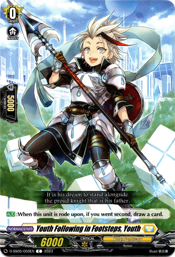 Youth Following in Footsteps, Youth - D-SS05/050EN - Festival Booster 2023 - Card Cavern