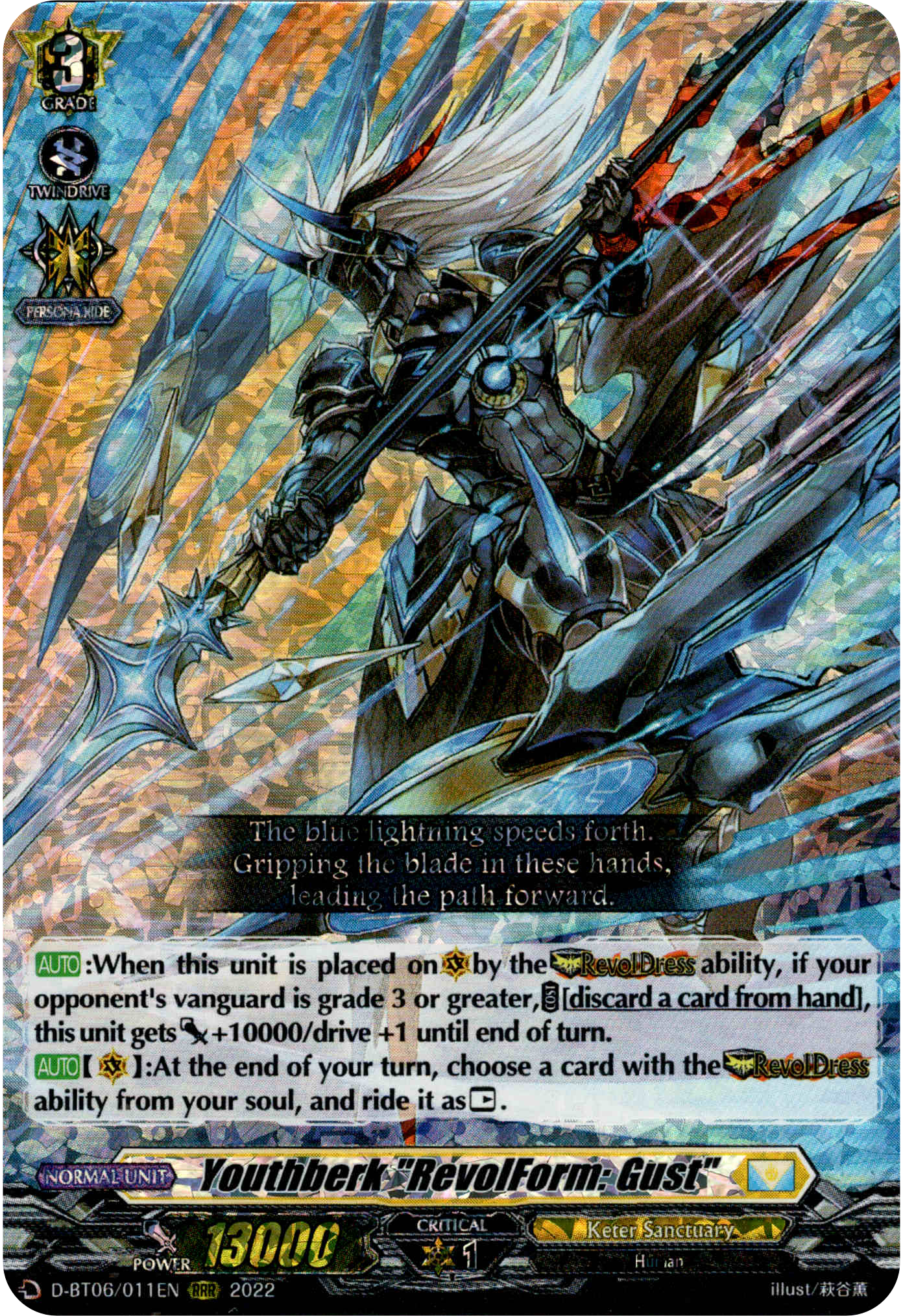 Youthberk "RevolForm: Gust" - D-BT06/011EN - Blazing Dragon Reborn - Card Cavern