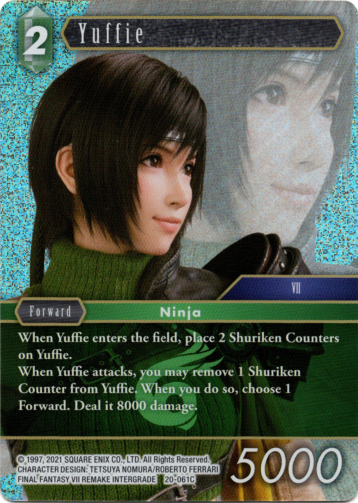Yuffie - 20-061C - Dawn of Heroes - Foil - Card Cavern