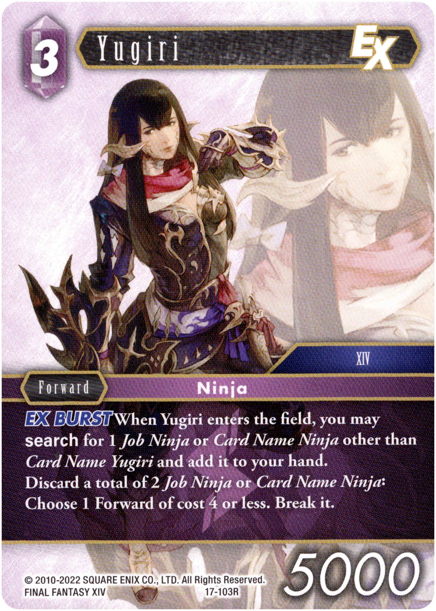 Yugiri EX - 17-103R - Rebellion's Call - Card Cavern