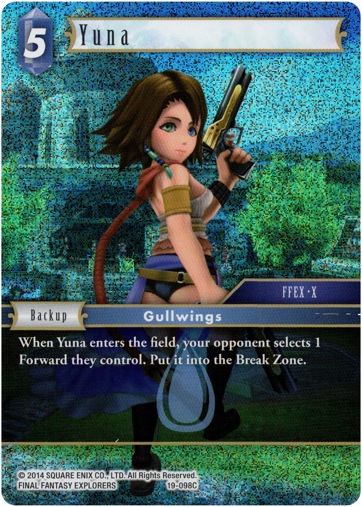 Yuna - 19-098C - From Nightmares - Foil - Card Cavern