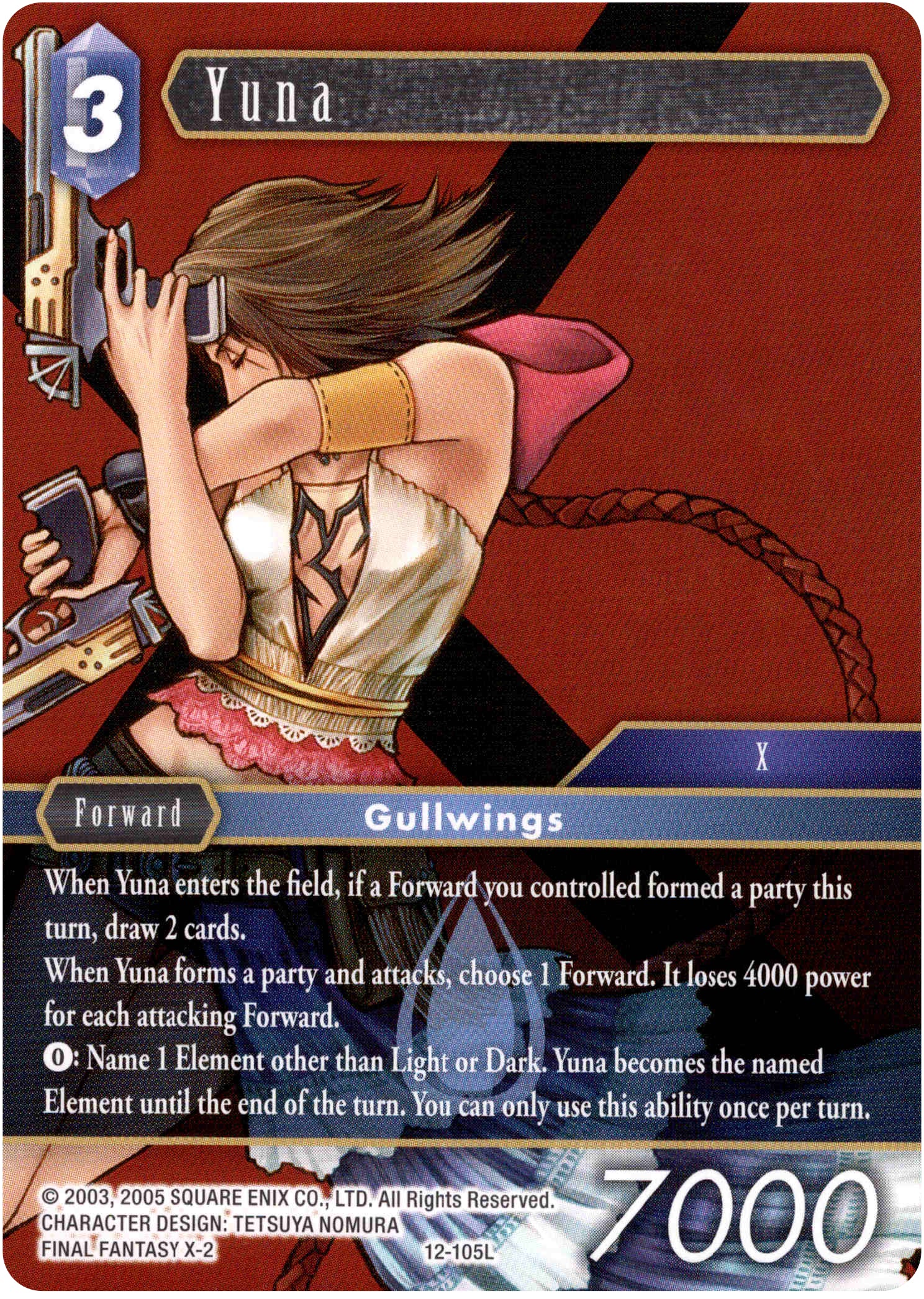 Yuna - 12-105L - Opus XII - Card Cavern