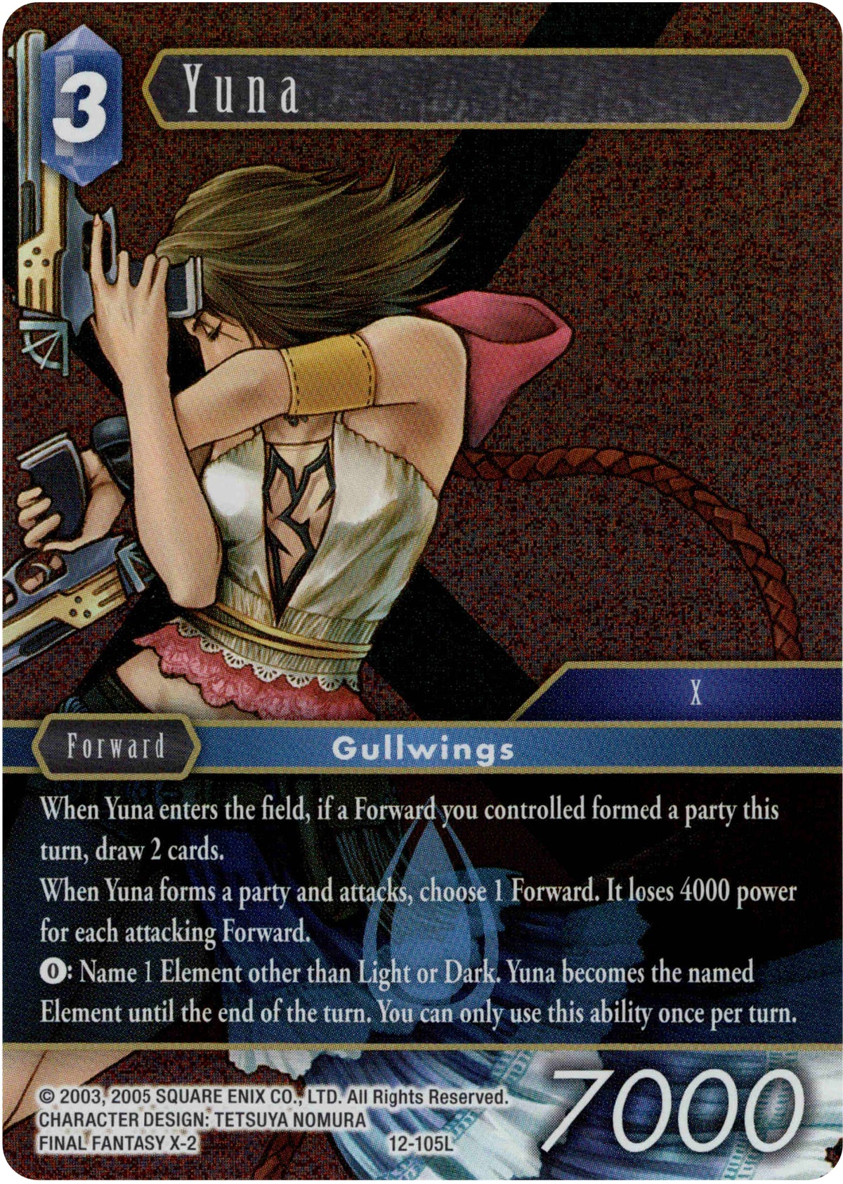 Yuna - 12-105L - Opus XII - Foil - Card Cavern