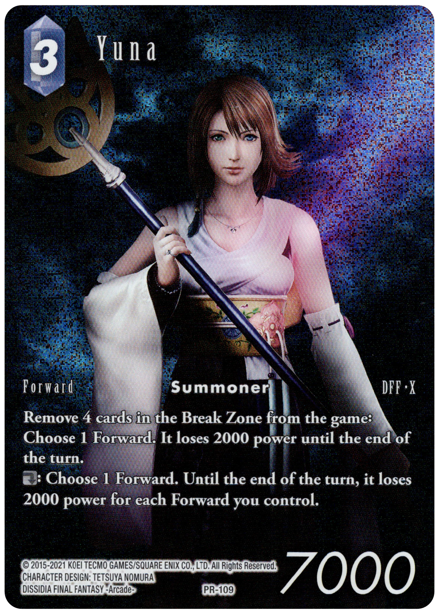 Yuna Full Art - PR-109 - Final Fantasy Promo - Foil - Card Cavern