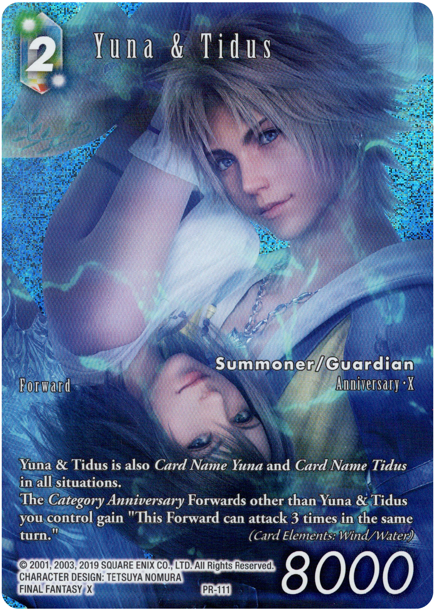 Yuna & Tidus Full Art - PR-111 - Final Fantasy Promo - Foil - Card Cavern