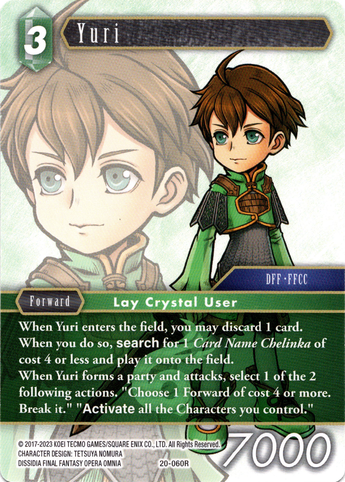 Yuri - 20-060R - Dawn of Heroes - Card Cavern
