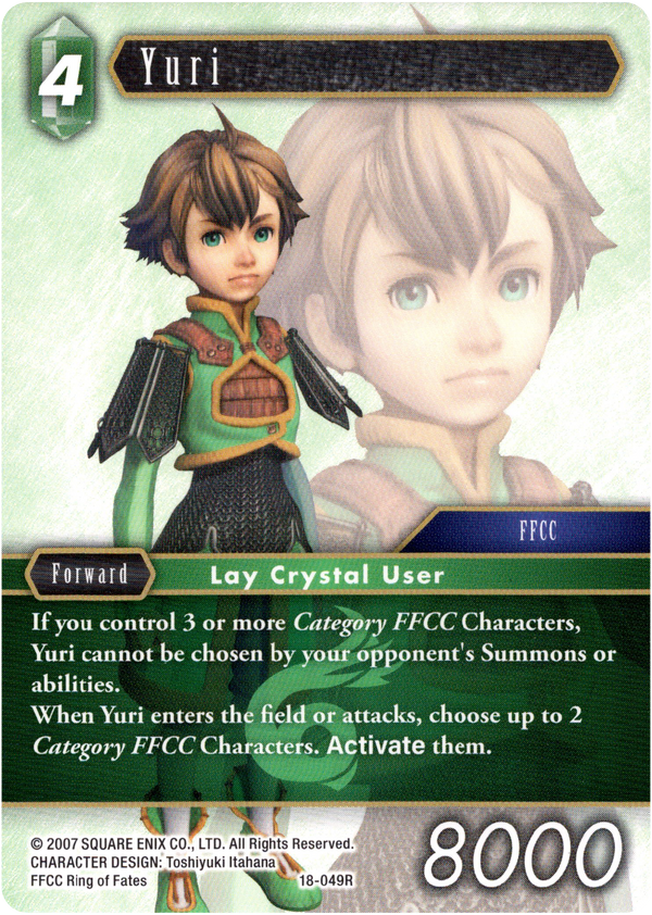 Yuri - 18-049R - Resurgence of Power - Card Cavern