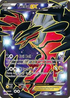 Yveltal EX Full Art - 144/146 - XY Base - Holo - Card Cavern