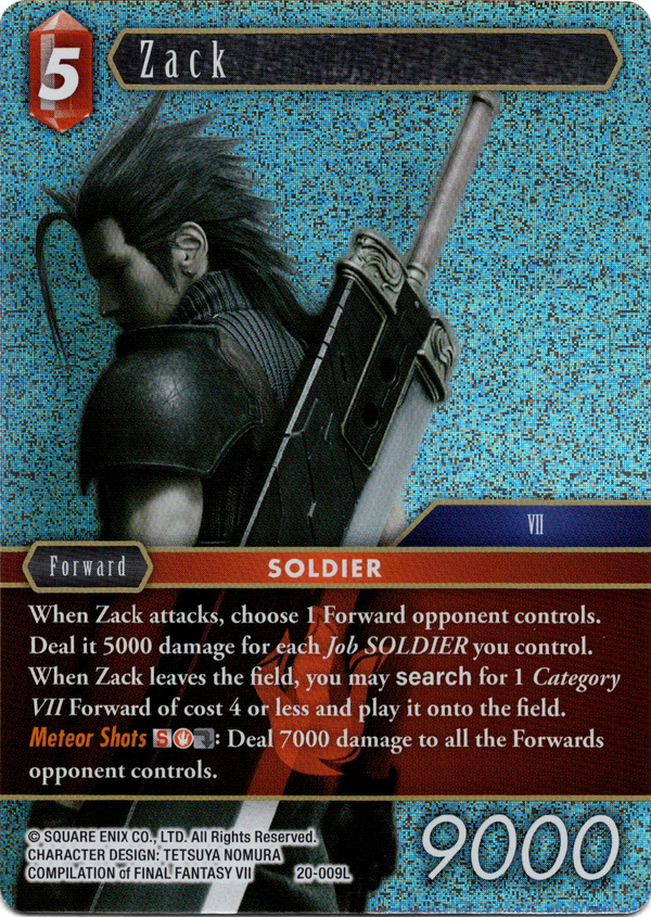 Zack - 20-009L - Dawn of Heroes - Foil - Card Cavern