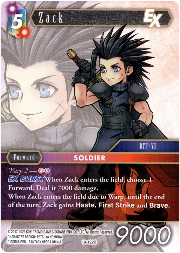 Zack EX - 19-122C - From Nightmares - Card Cavern