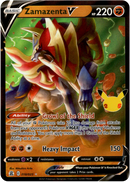 Zamazenta V - 018/025 - Celebrations - Holo - Card Cavern