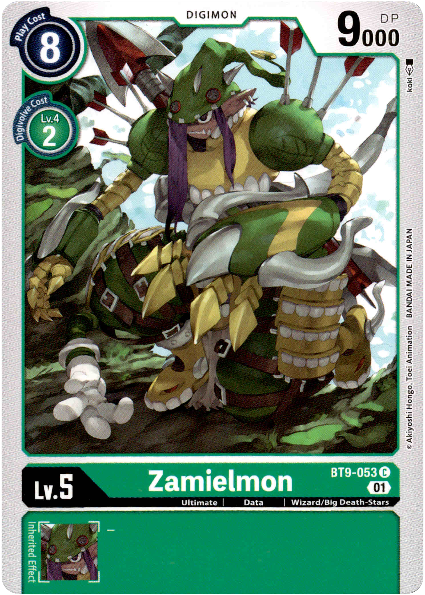 Zamielmon - BT9-053 C - X Record - Card Cavern