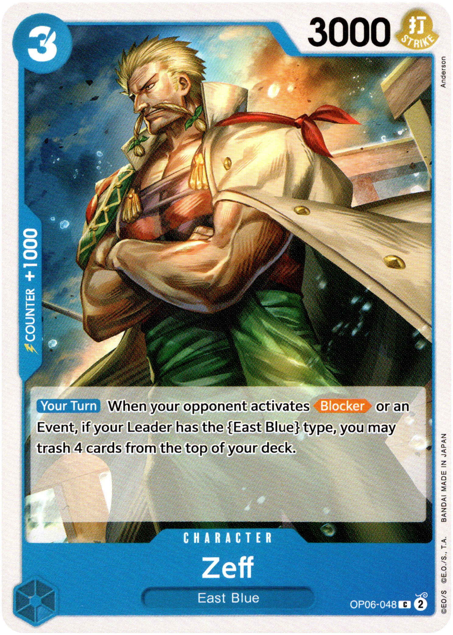 Zeff - OP06-048C - Wings of the Captain - Card Cavern