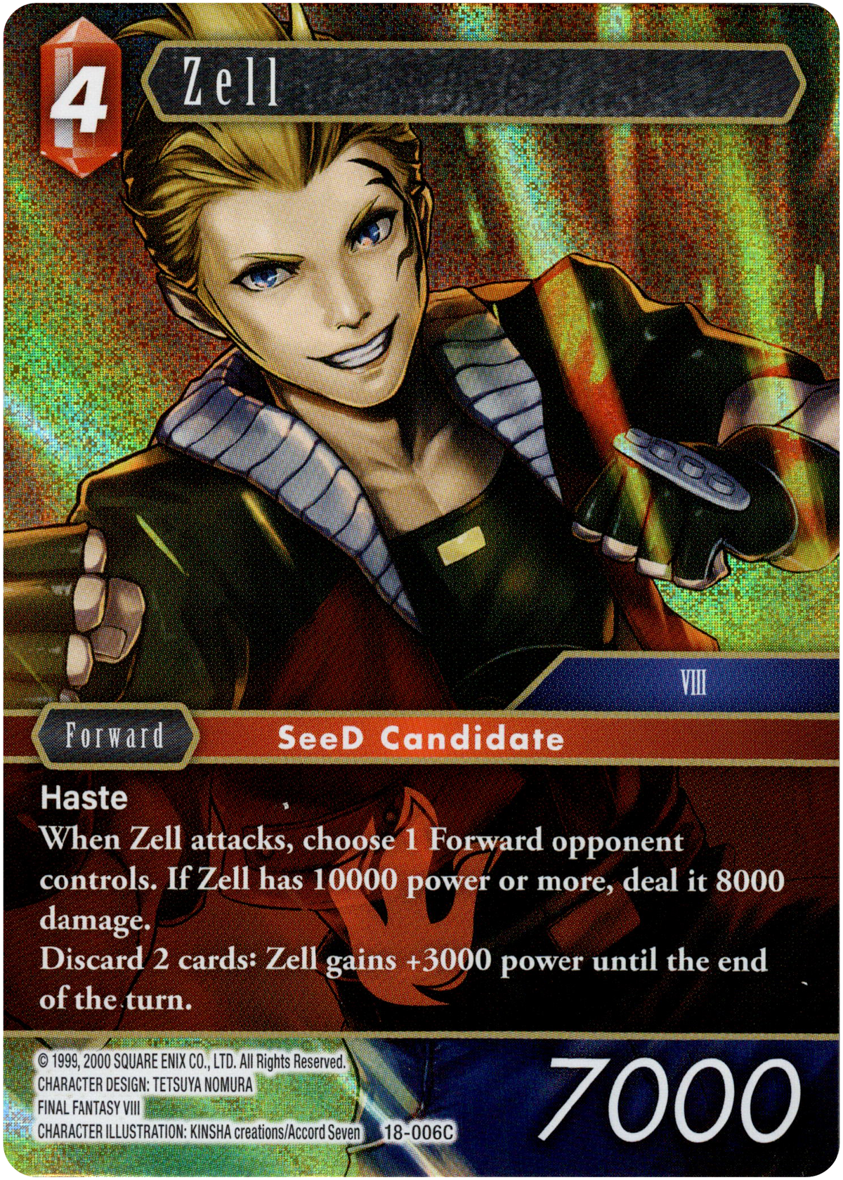 Zell - 18-006C - Resurgence of Power - Foil - Card Cavern