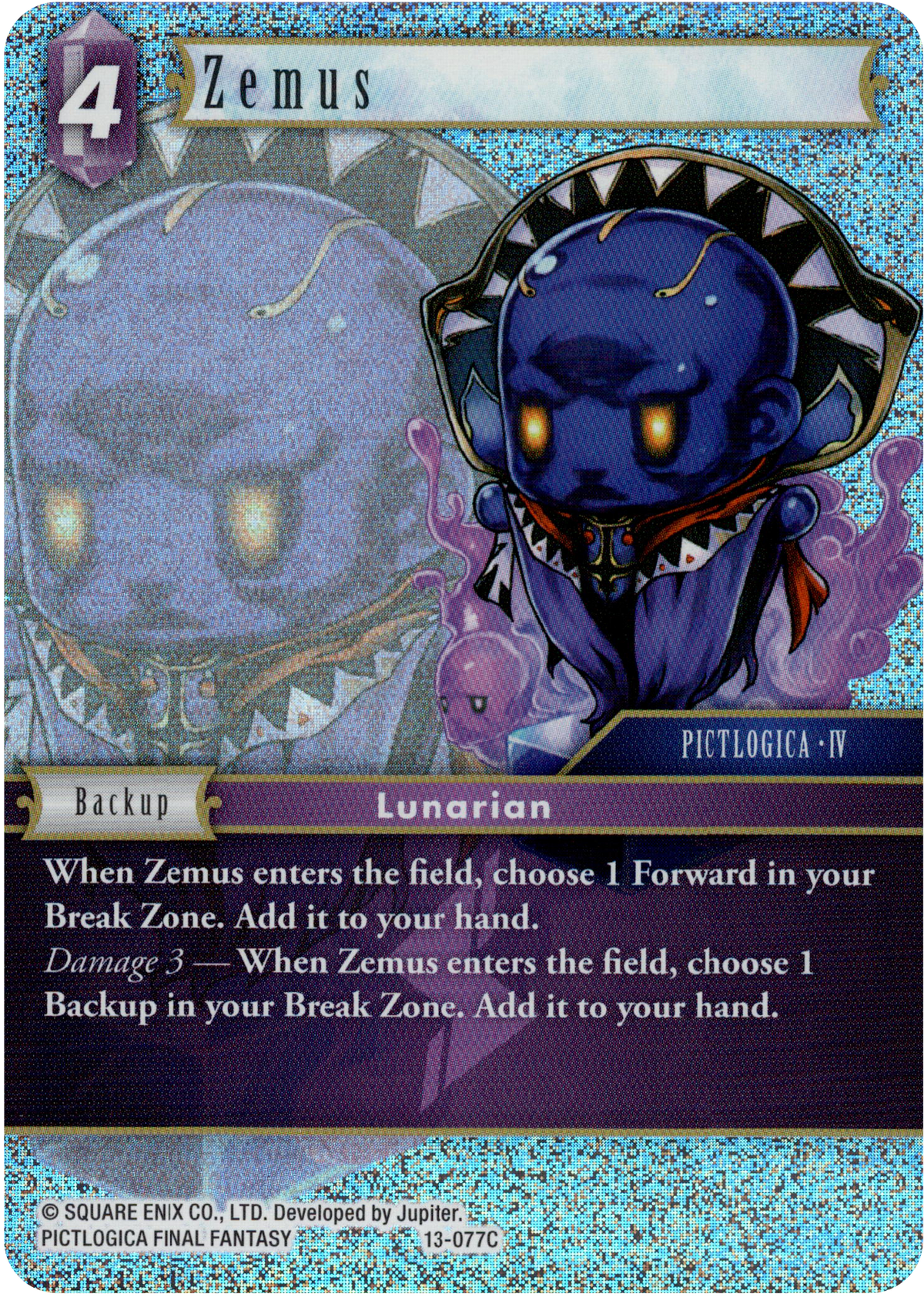 Zemus - 13-077C - Opus XIII - Foil - Card Cavern