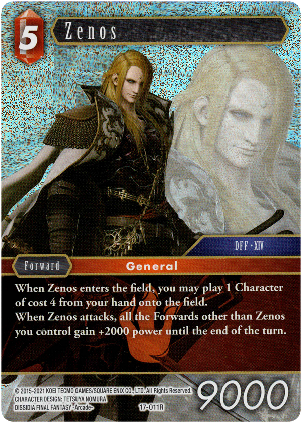 Zenos - 17-011R - Rebellion's Call - Foil - Card Cavern