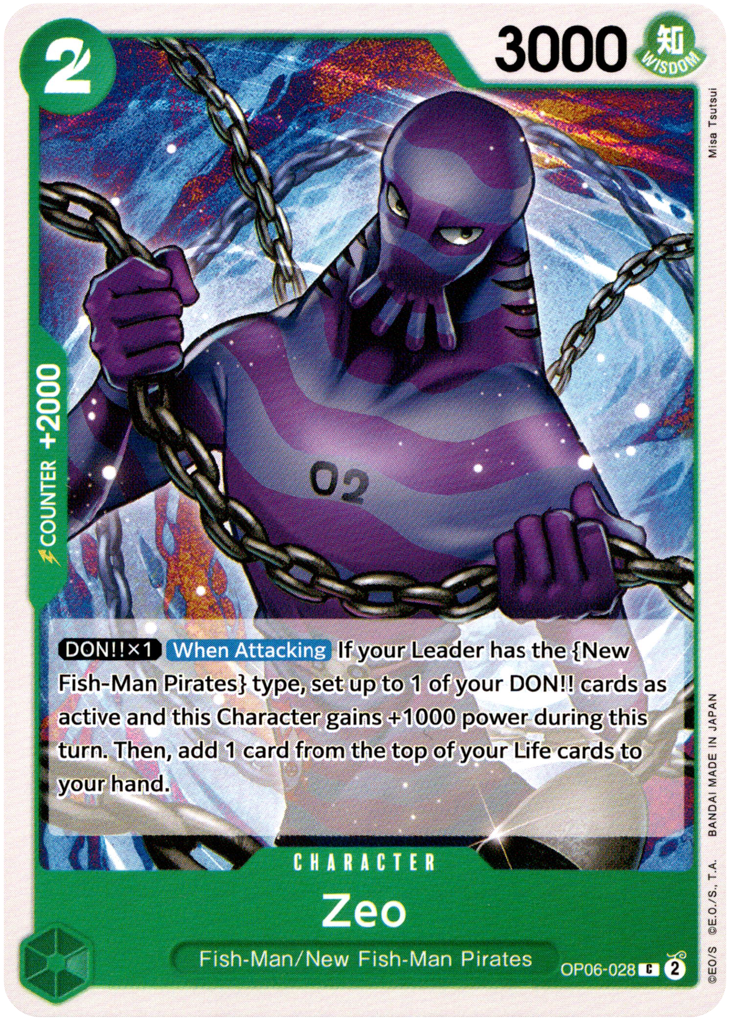 Zeo - OP06-028C - Wings of the Captain - Card Cavern