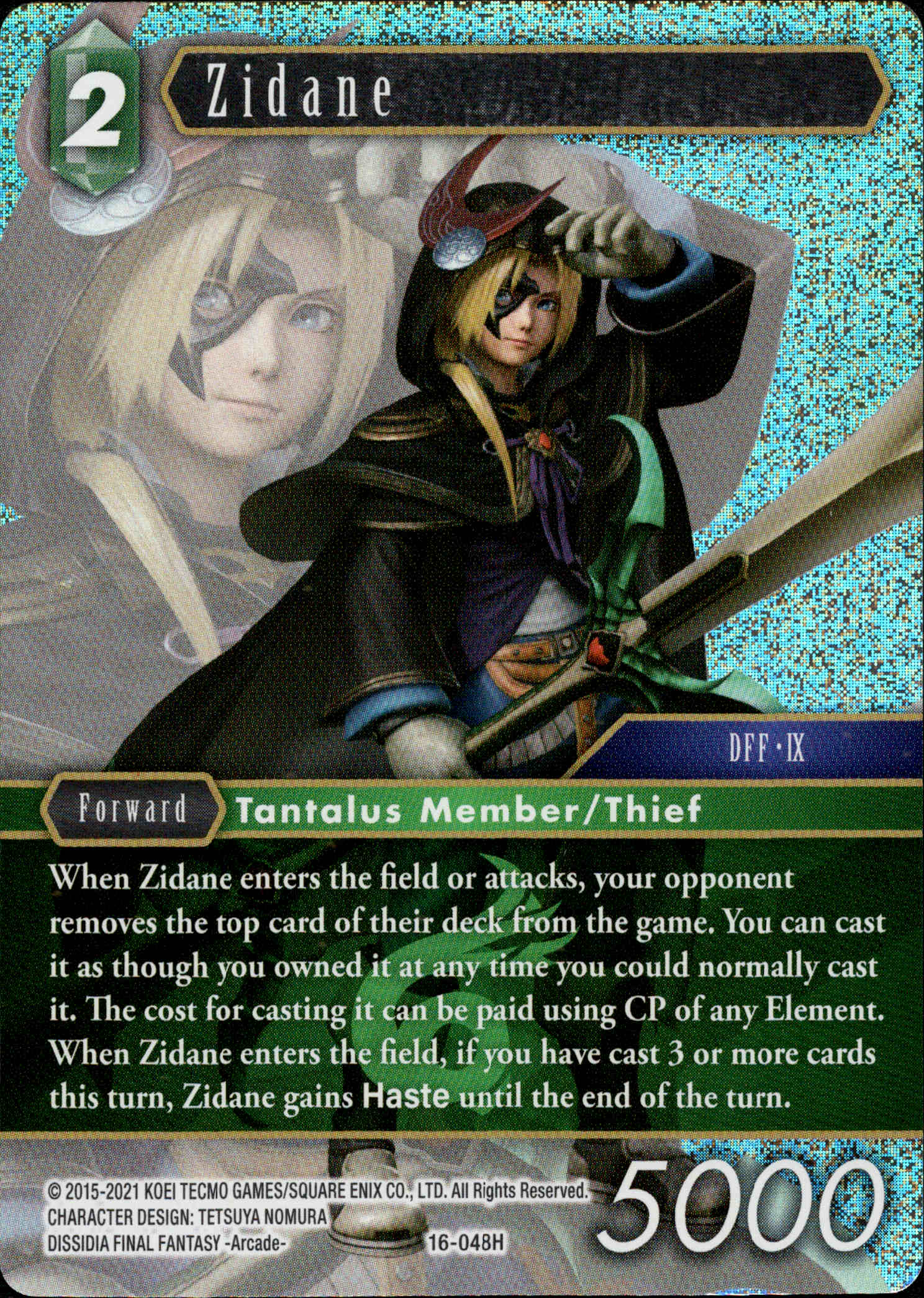 Zidane - 16-048H - Emissaries of Light - Foil - Card Cavern