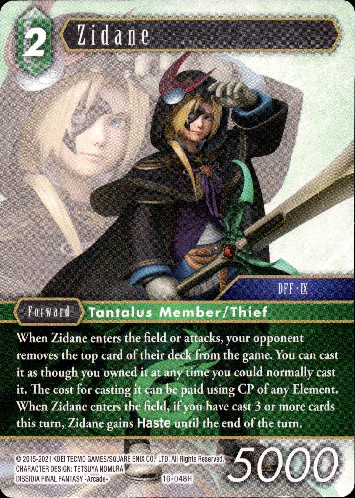 Zidane - 16-048H - Emissaries of Light - Card Cavern