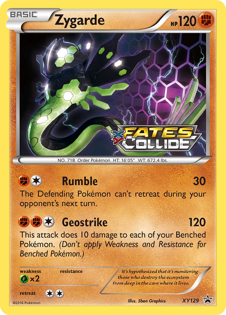 Zygarde Prerelease - XY129 - XY Promo - Card Cavern
