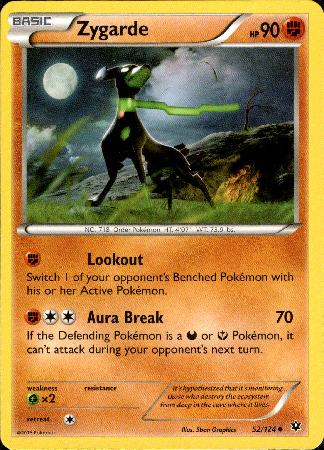 Zygarde - 52/124 - Fates Collide - Card Cavern