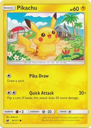 Pikachu - 30/111 - Crimson Invasion - Card Cavern
