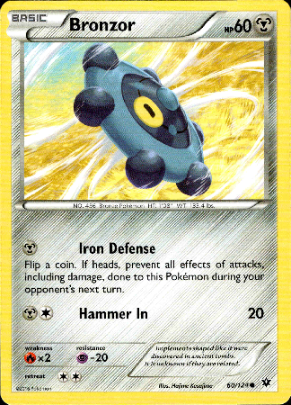 Bronzor - 60/124 - Fates Collide - Card Cavern