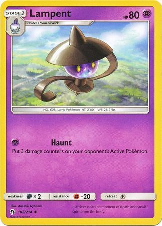 Lampent - 102/214 - Lost Thunder - Card Cavern