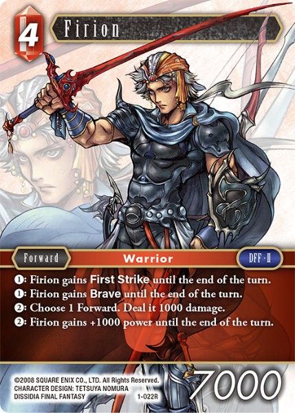 Firion - 1-022R - Opus I - Card Cavern
