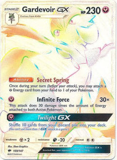 Gardevoir GX Hyper Rare - 159/147 - Burning Shadows - Holo - Card Cavern