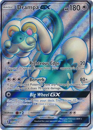 Drampa GX Full Art - 142/145 - Guardians Rising - Holo - Card Cavern