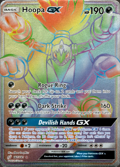 Hoopa GX Hyper Rare - 187/181 - Team Up - Holo - Card Cavern
