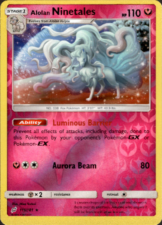 Alolan Ninetales - 111/181 - Team Up - Reverse Holo - Card Cavern