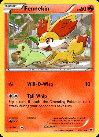 Fennekin - 10/124 - Fates Collide - Card Cavern