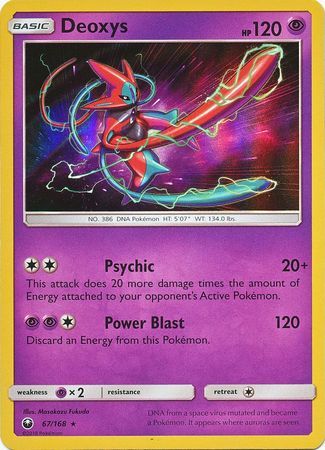 Deoxys - 67/168 - Celestial Storm - Holo - Card Cavern