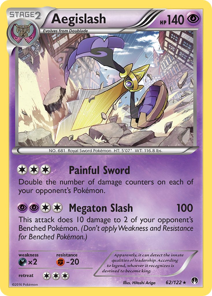 Aegislash - 62/122 - BREAKpoint - Holo - Card Cavern