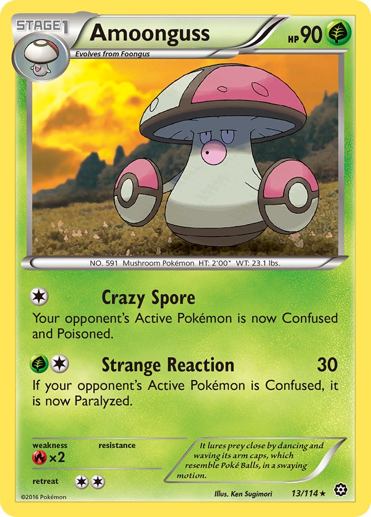 Amoonguss - 13/114 - Steam Siege - Card Cavern