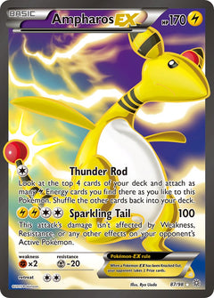 Ampharos EX Full Art - 87/98 - Ancient Origins - Holo - Card Cavern
