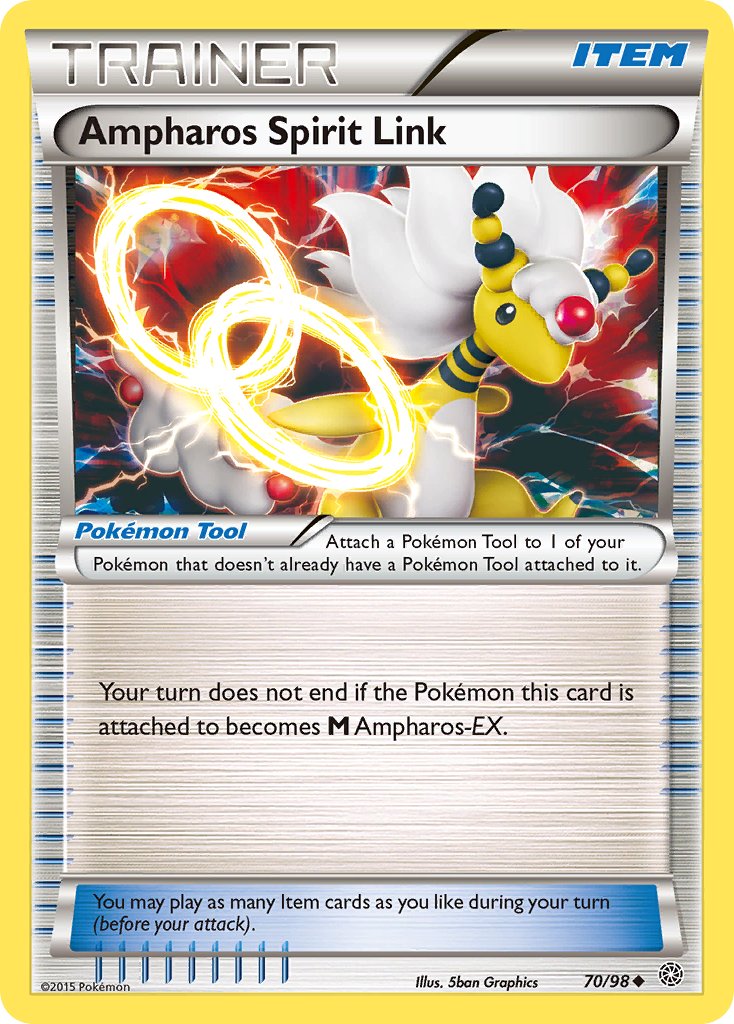 Ampharos Spirit Link - 70/98 - Ancient Origins - Card Cavern