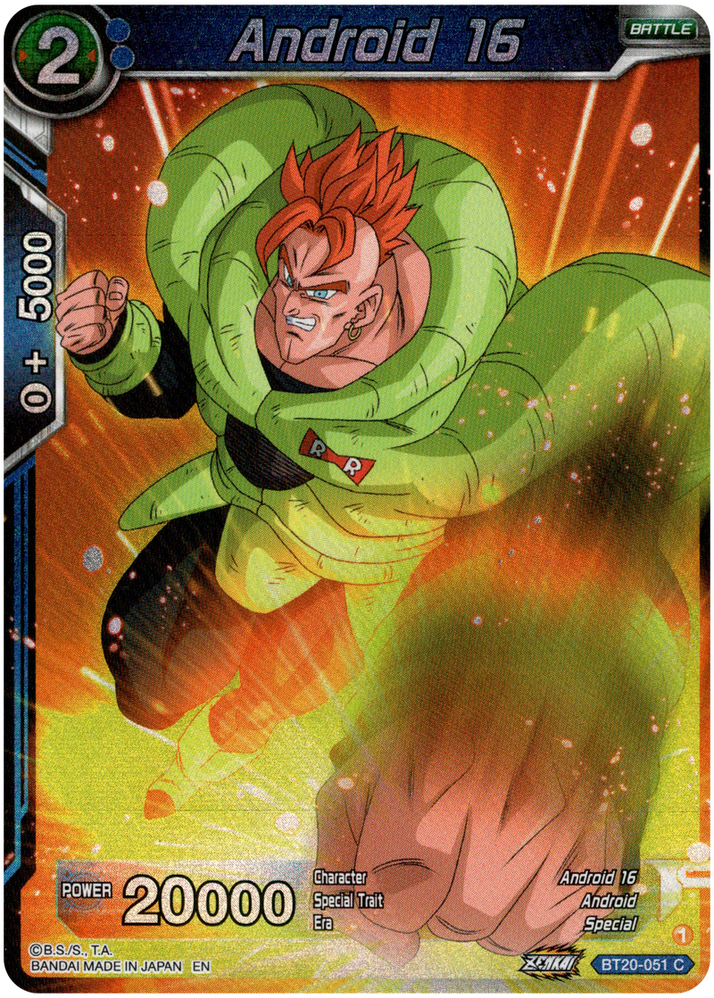 Android 16 - BT20-051 C - Power Absorbed - Foil - Card Cavern