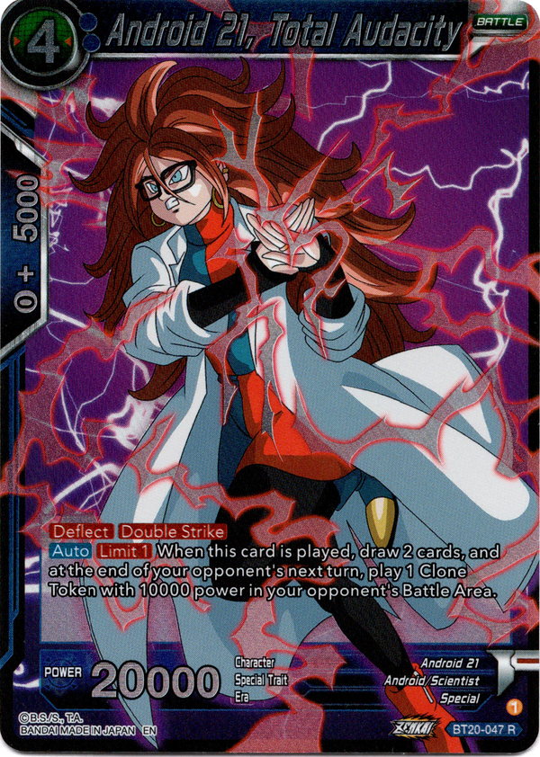 Android 21, Total Audacity - BT20-047 R - Power Absorbed - Foil - Card Cavern
