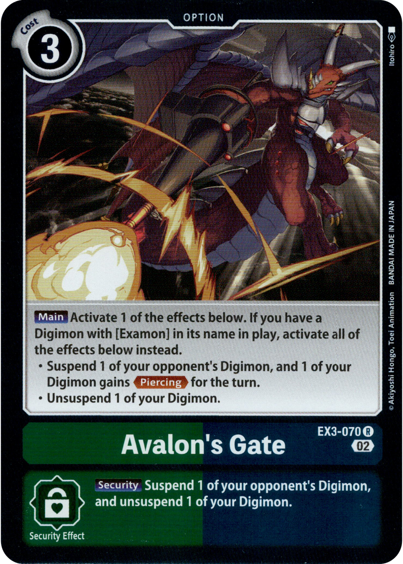 Avalon's Gate - EX3-070 R - Draconic Roar - Foil - Card Cavern