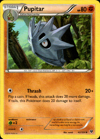 Pupitar - 42/124 - Fates Collide - Card Cavern