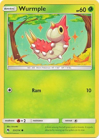 Wurmple - 23/214 - Lost Thunder - Card Cavern