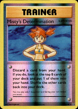 Misty's Determination - 80/108 - Evolutions - Reverse Holo - Card Cavern